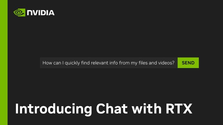 Chat with RTX Nvidia’s Hot Mess in face of Open Source 2024